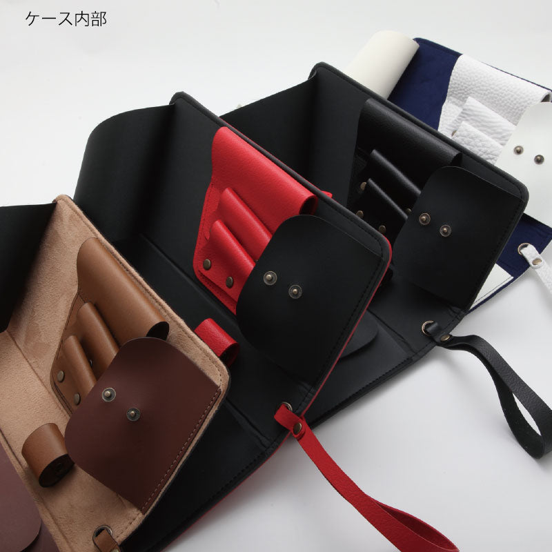 Free-standing scissor case (for 5 knives)