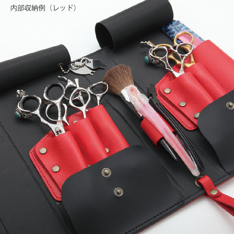 Free-standing scissor case (for 5 knives)