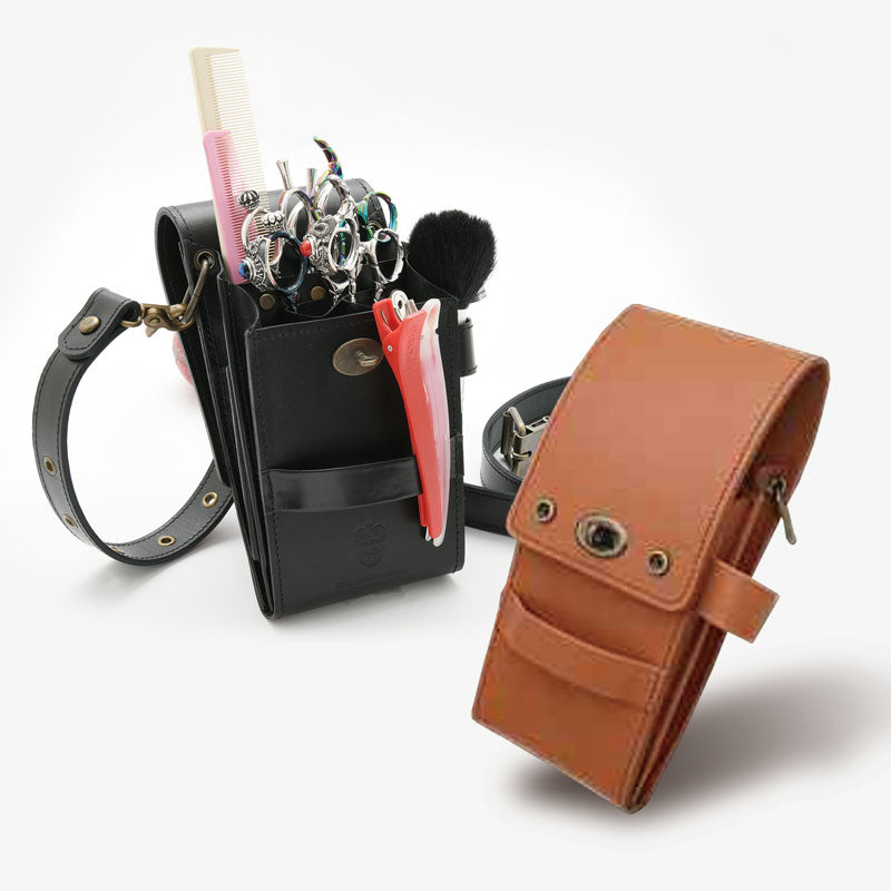 Waist pouch type scissor case for 5 pieces